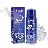 HANYWIL Glitter Spray for Hair and Body, Body Glitter Hairspray for Clothes, Music Festival Face Glitter for Women, Quick-Drying and Long-Lasting Body Shiny Spray for Stage Makeup 2.11Fl Oz, Slivery