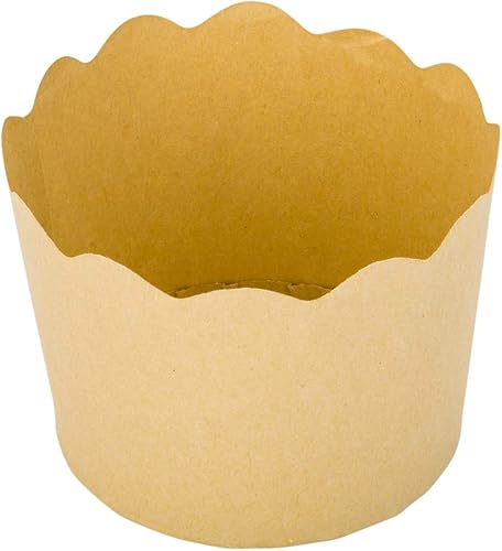 Miniatura 2 de Restaurantware Panificio Premium - Taza clásica de papel kraft de 6 onzas, tazas de papel para hornear, perfectas para magdalenas, cupcakes o mini