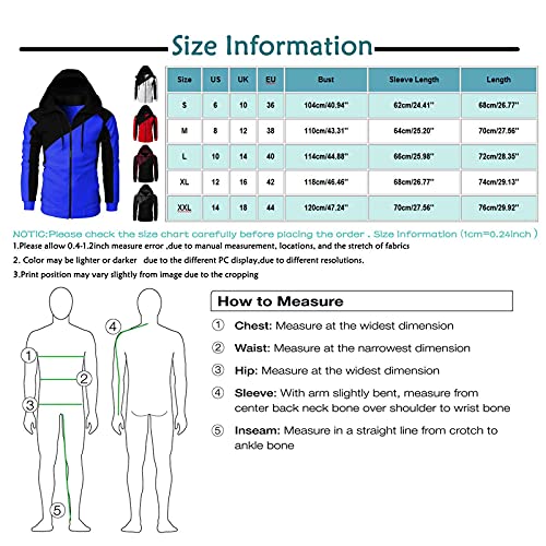 Haoreekz Hoodies For Men,2023 Spring Fashion Contrasting Color Sports Pullover Sweatshirt Casual Long Sleeve Full Zip Up Hooded Jacket Coats With Pockets(B-Wine,Large) #TOP4