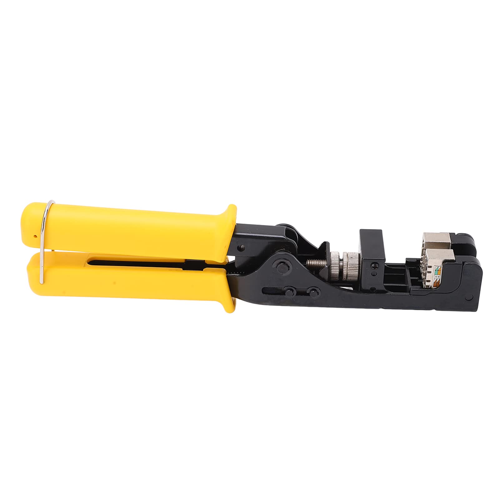 Terminal-Crimper, PP, Hitzebeständiger Griff, Mikro-Steckerstift-Werkzeug, Einfache Bedienung für Netzwerkkabel-Terminierung, Platzsparendes Design für Heimwerker