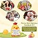 Mini Chicken Positive Crochet Animals Birthday Gifts for Women, Boss Day Gifts, Halloween Christmas Stocking Stuffer Gift for Friend Coworker, Cute Stuff Emotional Cheer Up Support Handmade Chick