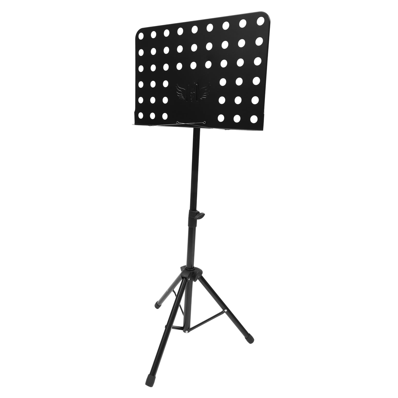 Atril de Partituras Plegable Portátil para Guitarra y Libros de Música Negro Estructura de Acero y Abs, Manos Libres Adecuado para Actuaciones