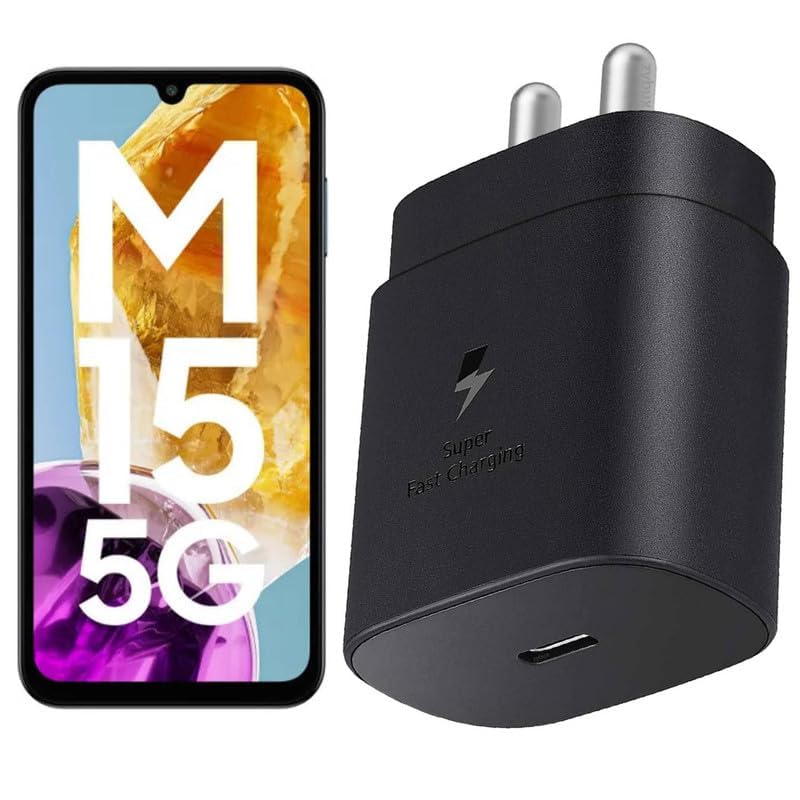 Image of Original 25W Fast Charging Adapter Compatible with Samsung S Series | Super Fast Charger Adapter for S24 / S23 / S23 fe / S22 / S21 / S21 fe (Without Cable)*Black GFR561