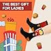 CJQLQN Food Themes Funny 3D Fries Socks Box, Crazy Cool Novelty Silly Socks Gifts for Women