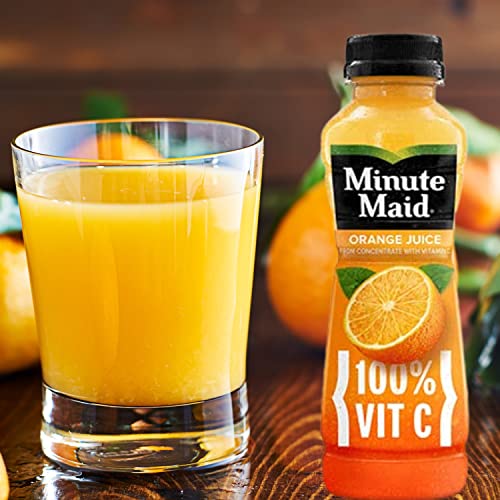 Minute Maid Juice in Bottles Bundled by Louisiana Pantry (Orange Juice, 24 Pack), 12.0 Fl Oz