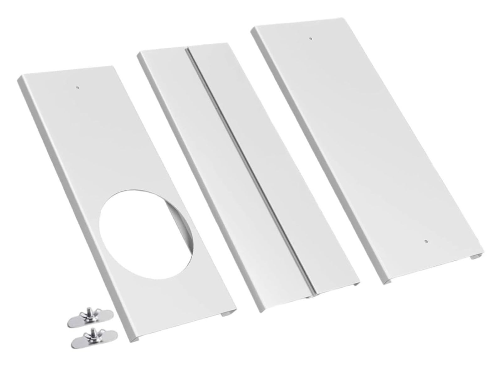 Sello de ventana deslizante para aire acondicionado portátil, kit de PVC ligero para una fácil instalación, sello de ventana de ajuste universal para eficiencia energética y t