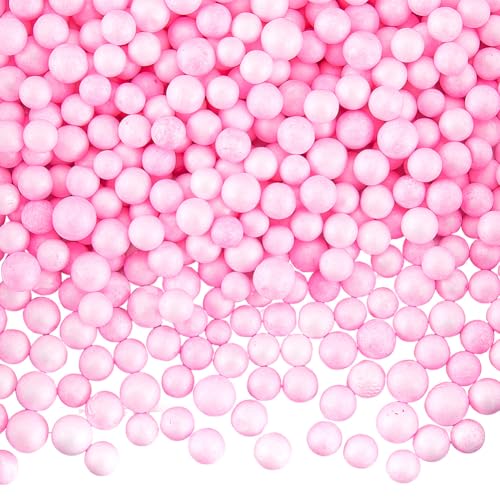 Cuentas de espuma rosa para jarrones elegantes y centros de mesa de boda SOFPLATE 2
