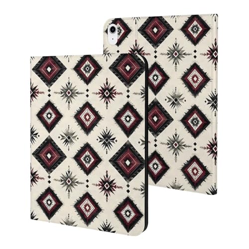 Coque iPad 10e gén veille automatique et support ajustable rouge