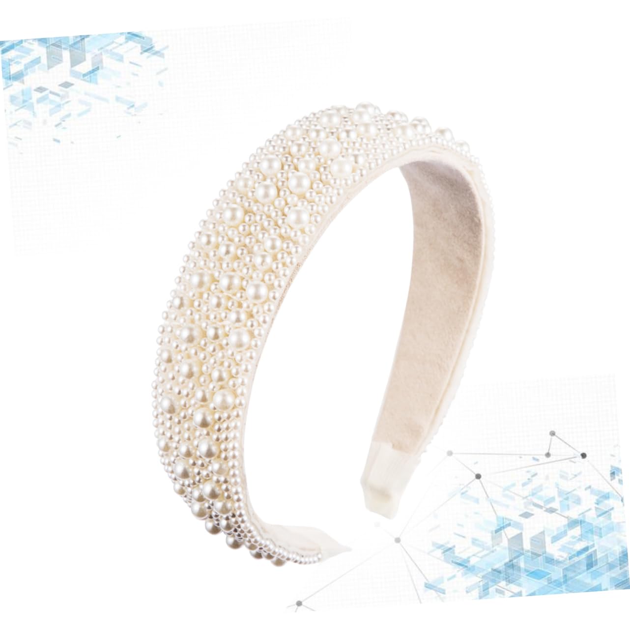 Housoutil 3pezzi Cerchietto Elegante Perle Artificiali Per Donna Accessorio Chic Per Occasioni Speciali e Feste