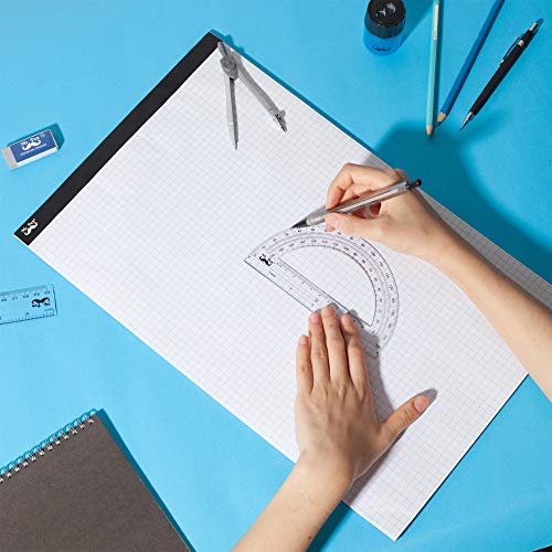 Mr. Pen Graph Paper, Grid Paper, 4X4 (4 Squares Per Inch), 17"X11", 22 Sheet #TOP5