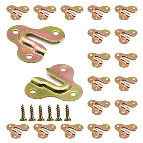 20pcs Zinc Keyhole Hangers for Frames and Racks