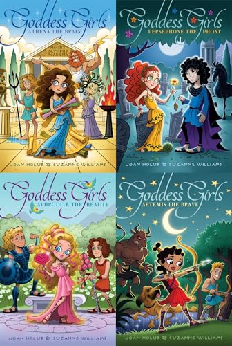 Goddess Girls Magical Collected Set: Athena the Brain; Persephone the Phony; Aphrodite the Beauty; Artemis the Brave