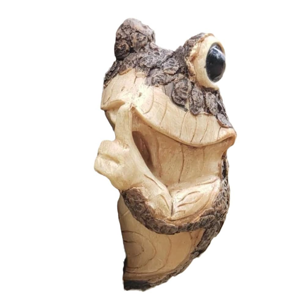 Introti Garden Tree Sculptures Outdoor Tree Face Garden Tree Hugger Statue
