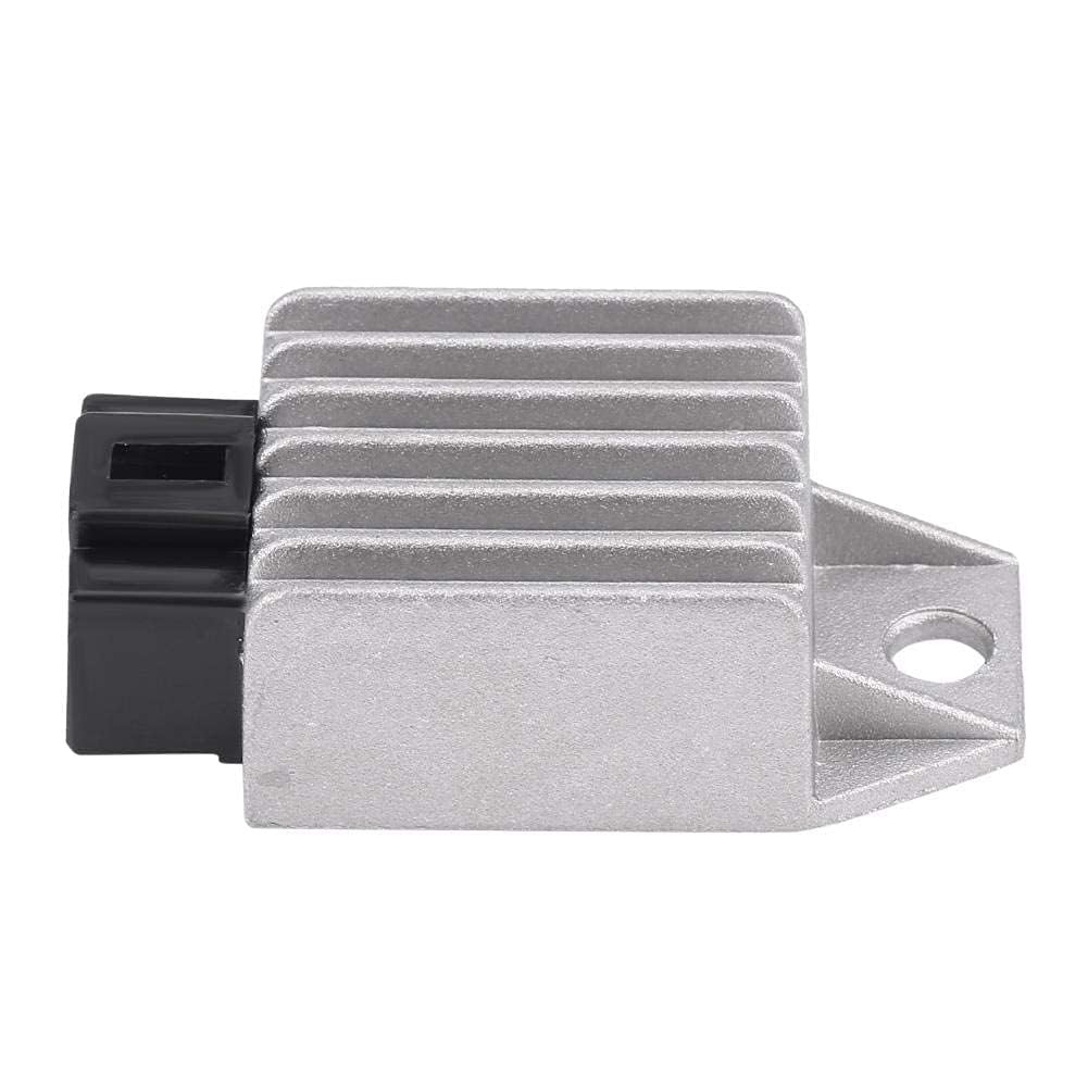 Regulador de voltaje rectificador de 4 pines, regulador de voltaje universal para moto moto moto 12V para scooter, ciclomotor, ATV, Gokarts, Buggie con motor GY6 de a