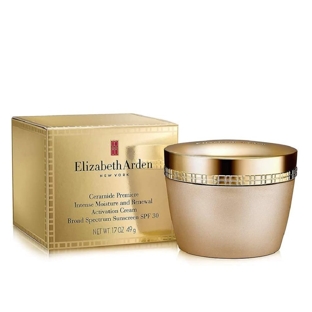 Elizabeth Arden Ceramide Premiere, Crème Hydratante Visage, Soin pour le Visage Régénérant, Skincare Hydratation Intense, Indice de Protection Solaire SPF 30, 50 ml