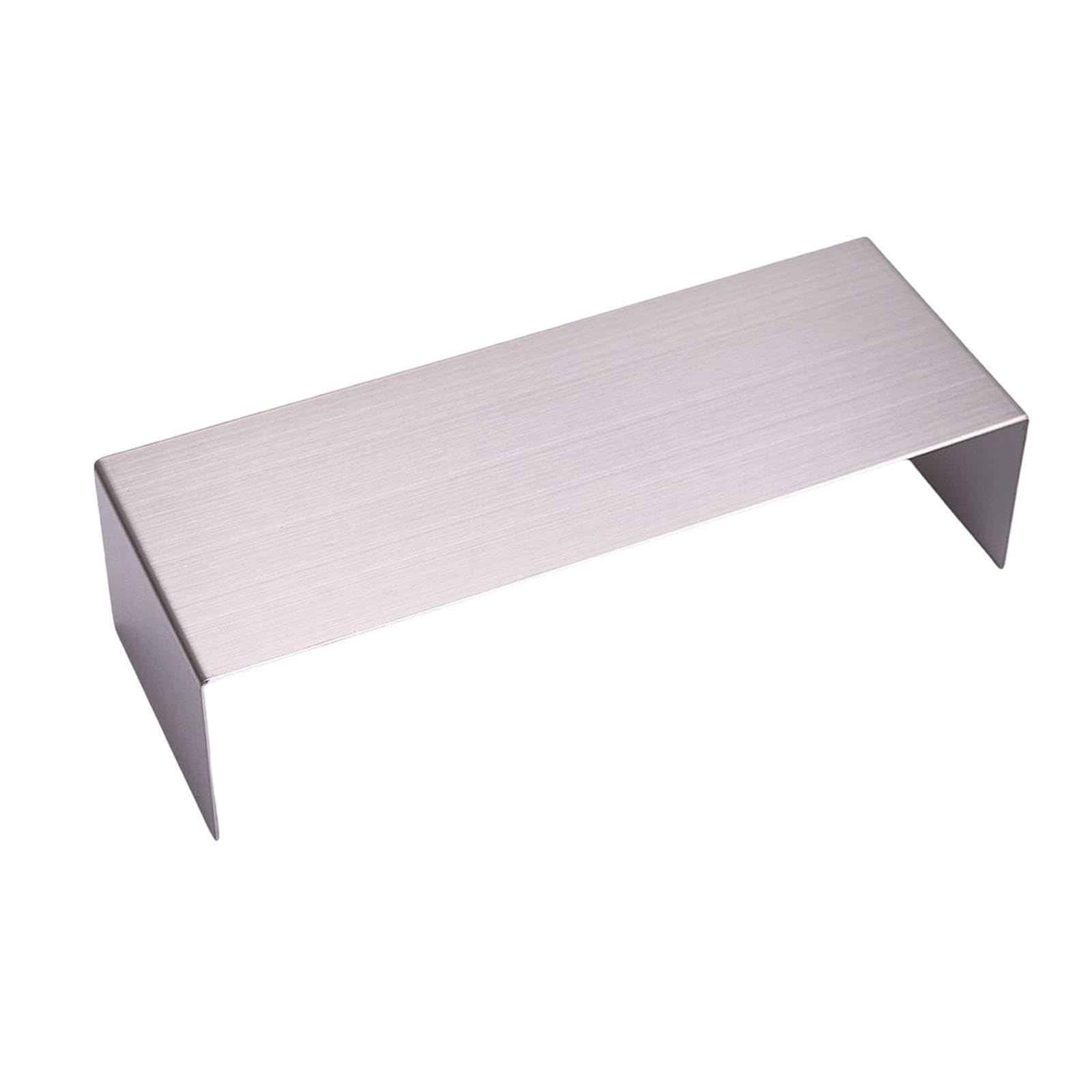 ALCXAZS Shoe Display Stand Simple Durable Organizer Riser Retail, Low Silver