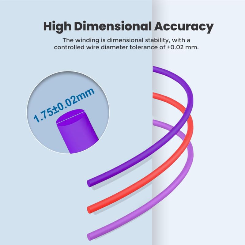 Image of 3Idea Premium PLA+ (Purple) 3D Printer Filament 1.75mm Dimensional Accuracy + /- 0.03mm Net Weight- 1 KG