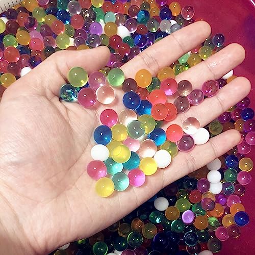 Image of SSKR Crystal Jelly Beads Water Jelly Balls Rubber Jelly Beads Growing Orbezz | Small Size : 50 Grams - 8,000+ Pcs | Multicolor