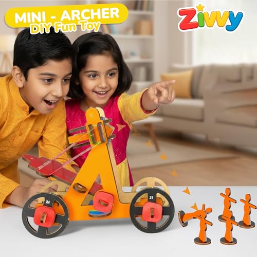 Image of Stem Toy Mini Archer| Toys for Boys 7-14 Years | Science Experiment kit | Educational Toys for 3 Year Old | Puzzle Game for Kids 7 to 10 Years