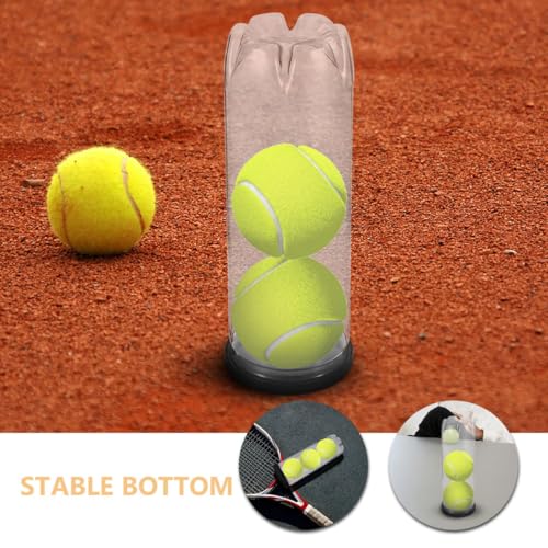 Soportes para balones con tapa negra de PVC multifunción para tenis y almacenamiento 4