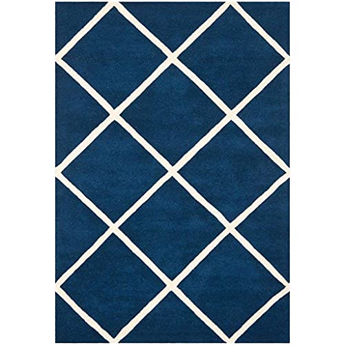 Image of Mordern Design Handmade Tufted Carpet Pure Woollen Export Quality Carpet for Living Room, Bedroom Hall [ Size 12 x 12 Square, Color Multi F3 ]