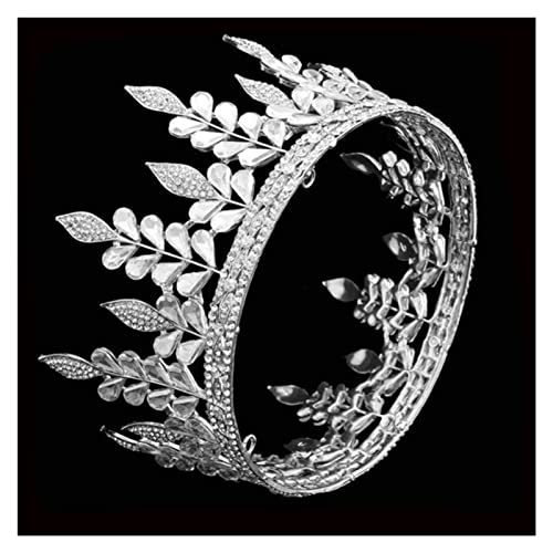 Tiara corona de lujo accesorios cabello novia reina retro
