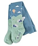 FALKE Baby Elephant Baby Strumpfhose lagoon (7912) 74-80 aus hautfreundlicher Baumwolle
