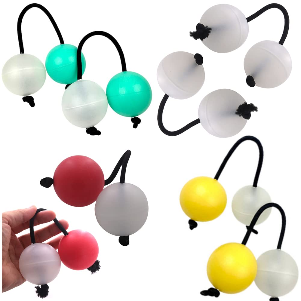 Asalato Shakers Œufs De Sable Africains – Paire Bleu Et Blanc, Instrument De Percussion Rythmique, Idéal Débutants, Fêtes, Spectacles, Mariages
