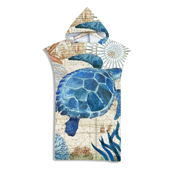 LOMTRATS Quick-drying Surf Poncho, Changing Towel, Bathrobe