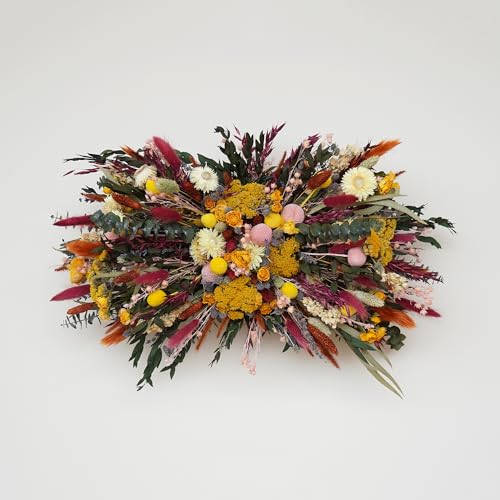Adorno para boda con arco y flores secas decorativas miniatura 1