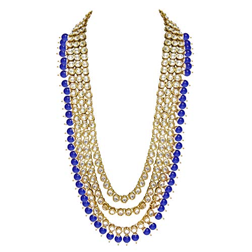 Image of Peora Ethnic Traditional Kundan Bridal Jewelry Set Gift for Women