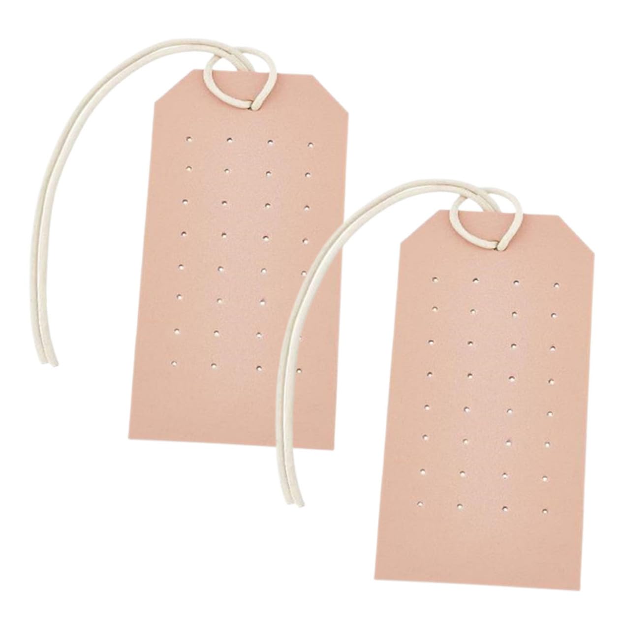 TOVINANNA 2Pcs Stylish Hanging Earring Organizer Durable PU Wall Holder for Pierced Earrings Display Rack for Home and Shop Use Convenient and Elegant Design