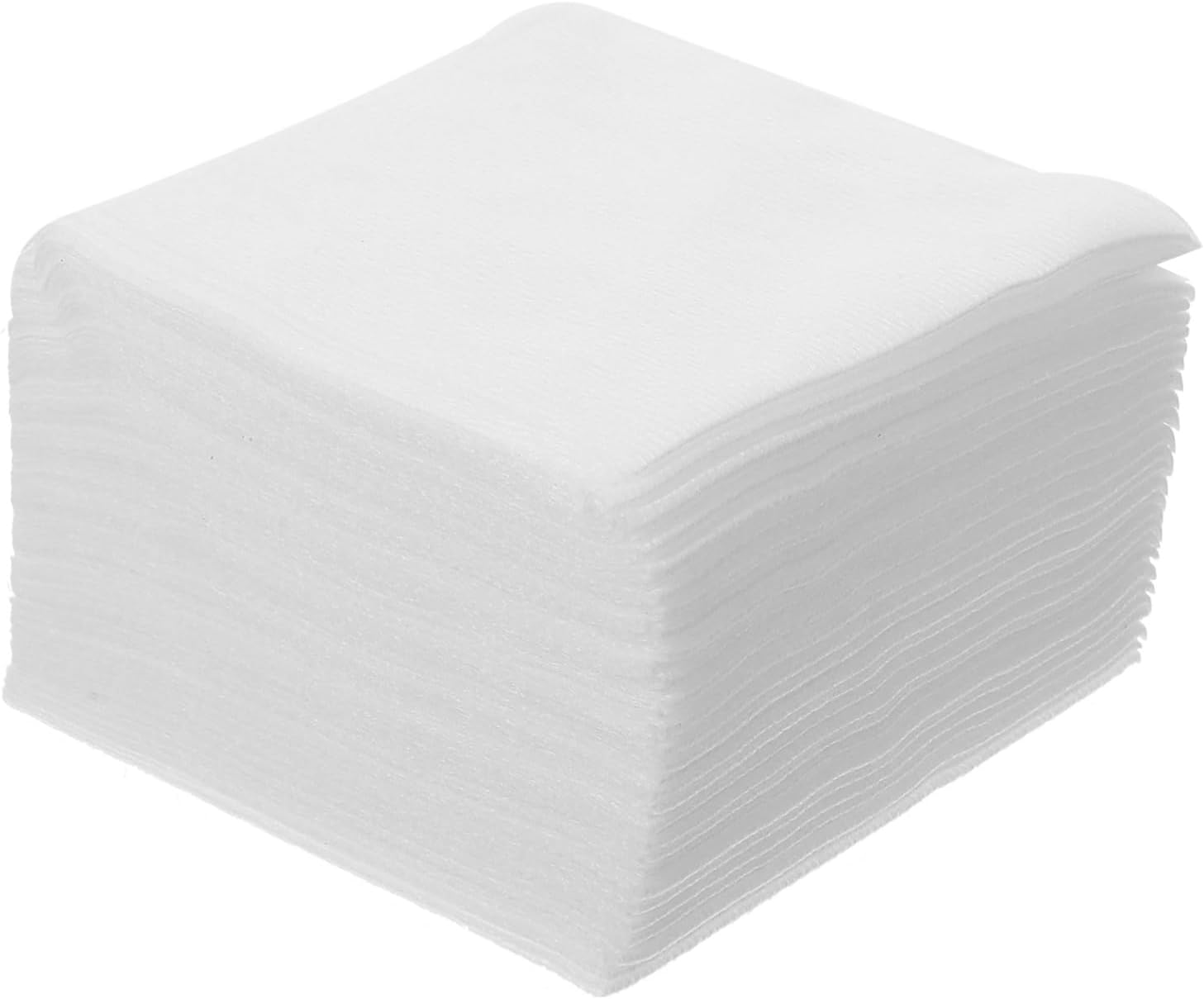 200pcs Non-Woven Facial Makeup Remover Pads Soft Square Cleansing Pads for Women for Makeup Removal and Nail Polish for Daily Use