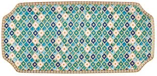 Maxwell & Williams HV0125 Teas & Cs Kasbah Serving Platter in Gift Box, Porcelain, Mint Green, 25 x 11.5 cm