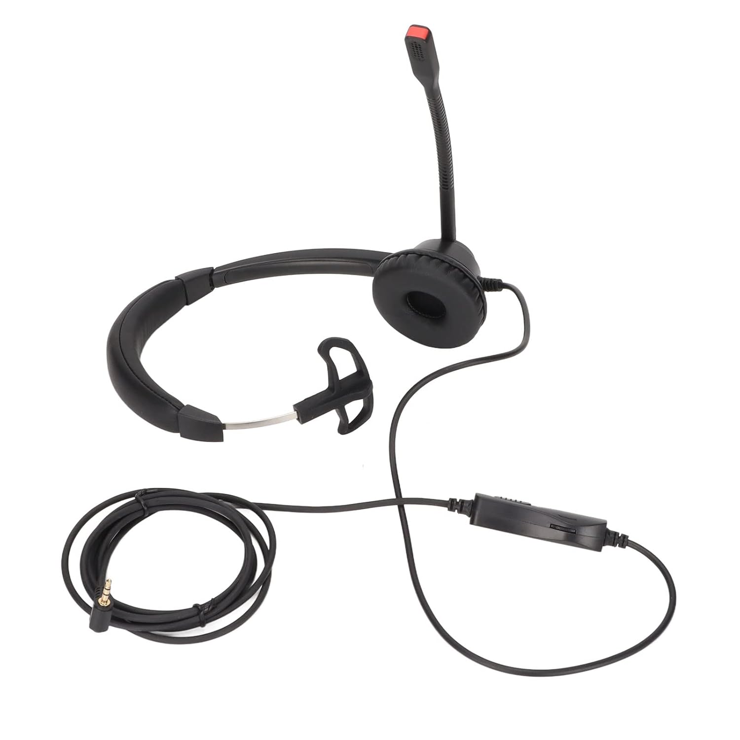 2.5mm Business Headset, Multifunctional Soft Ear Cushion Volume