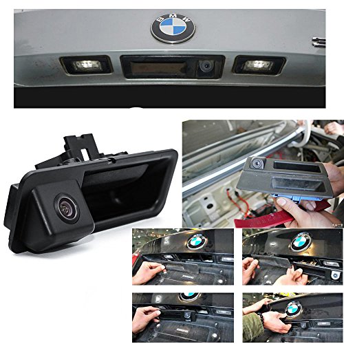 Dynavsal trunk handle Waterproof 170 ° reversible vehicle-specific camera integrated into case handle rear view reversing camera for BMW 1 3 5 X5 X6 X E60 E61 E70 E71 E72 E82 E88 E84 E90 E91 E92 E93 - Image 3