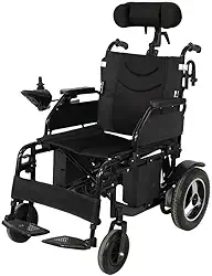 Cadeira de Rodas Motorizada Dobrável D800 com Apoio de Cabeça Dellamed