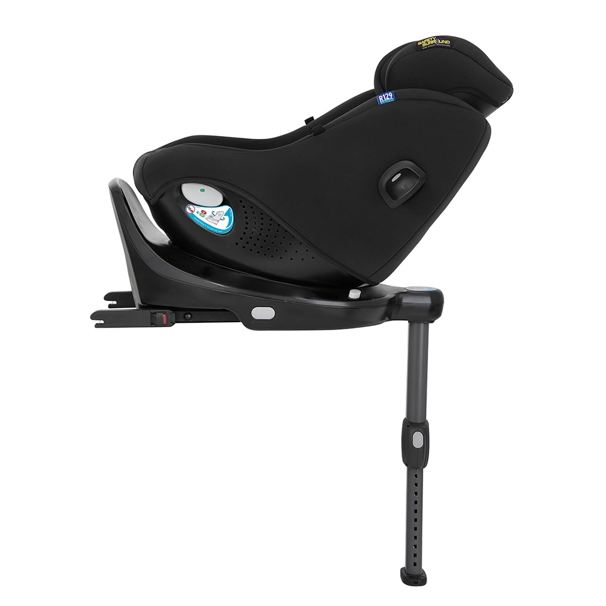 Graco - Turn2Me™ DLX i-Size R129 - Silla de coche evolutiva 2 en 1 ISOFIX con rotación de 360°, de 40 a 105 cm (desde el nacimiento hasta los 4 años aprox.), color medianoche