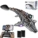 OBEST Ferngesteuertes Dinosaurier Boot mit HD Kamera, 2.4GHz Haibootspielzeug, Elektrisches Wasserspray Wasserspielzeug mit LED-Lichtern, APP Fernbedienung, 1200mAh Batterie