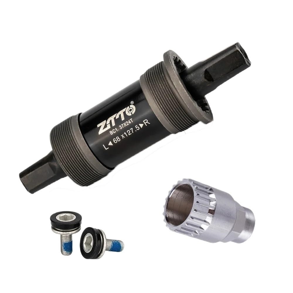 JIASHUNHE Bottom Bracket Bicycle Square Tapered Threaded Bottom Bracket Tool Kit Remove For Spindle Crankset(68x127.5L Kit)