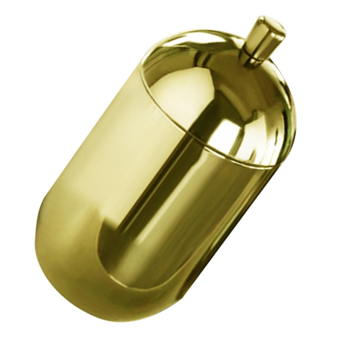 Leere Diffusorflasche aus Edelstahl mit Deckel und Diffuser Funktion Aromatherapie Behälter in Gold für Ätherische Öle und Dekorative Raumduft Anwendung
