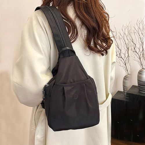 Vovtva Street Lite Fashion Multifunctional Travel Bag, AdjustableStrap Multi-compartment Waterproof Fashion Lightweight (Silver)3