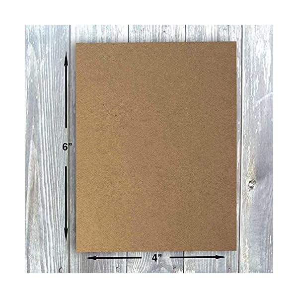 Hamilco Brown Colored Kraft Cardstock Paper - Flat Heavy Weight 80 lb ...