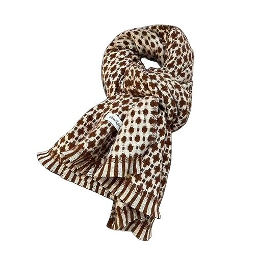 Écharpe femme automne hiver plaid vintage chic