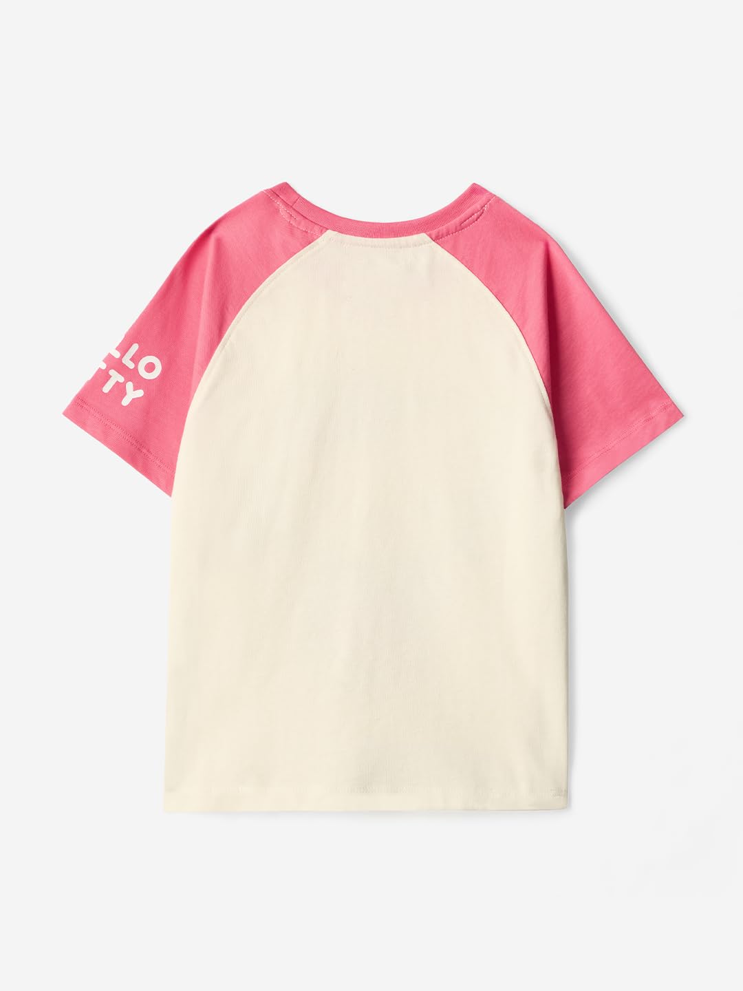 The Souled Store Hello Kitty - Camiseta de algodón para niña, ajuste regular, cuello redondo, manga corta, impresión gráfica (2-8 años)