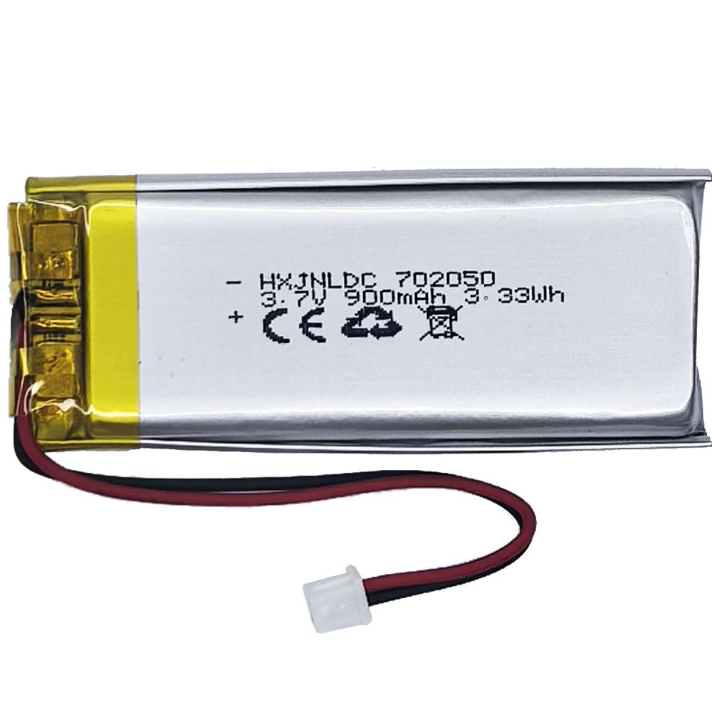 DC 3.7V 900mAh 702050充電可能リチウムポリマー電池for DIY 3.7-5 V電子製品、内蔵2線電池を交換する