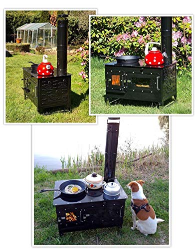 Foto von Outdoor-Küchenofen ROSALIE - Garten-Kamin Gartenküche Pizzaofen Zeltofen Gartenofen