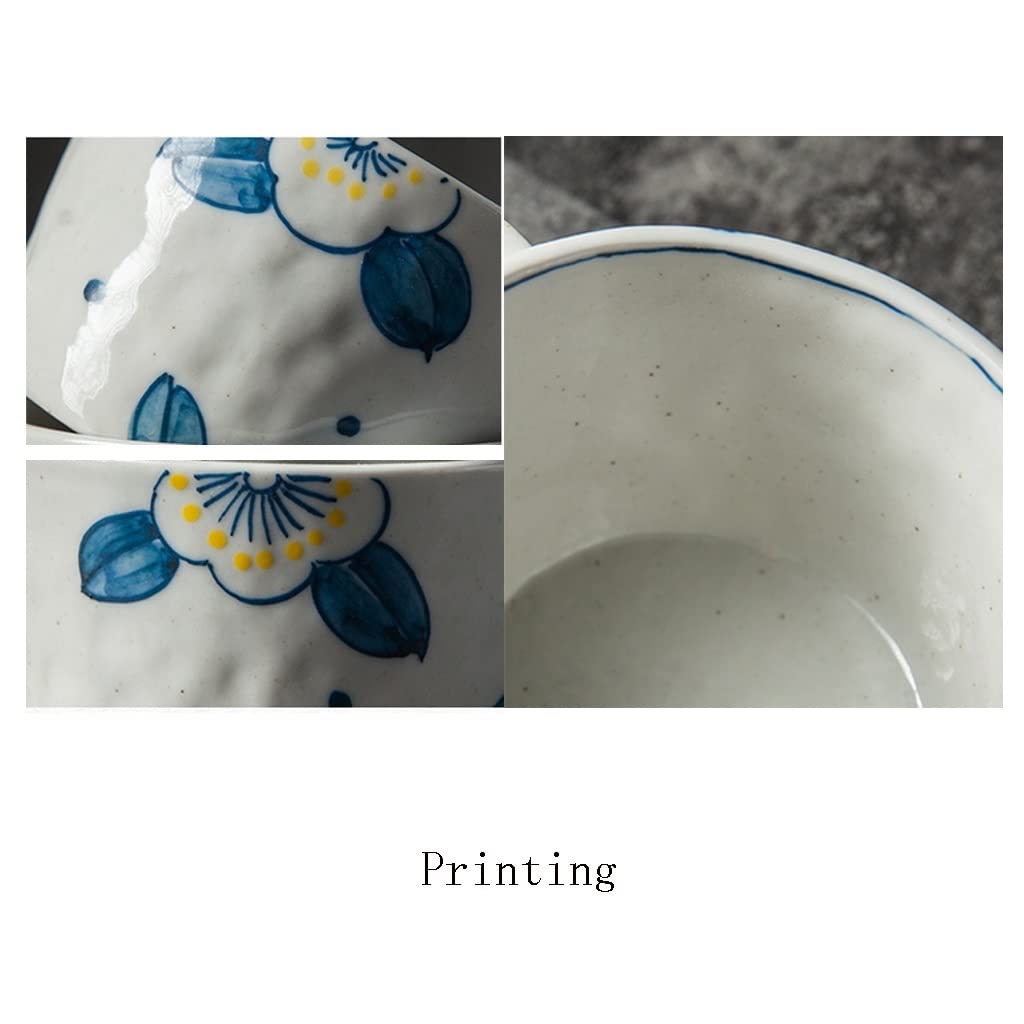 Tazza da Caffè Tazza di latte ceramica della tazza di acqua della famiglia della tazza di tè della tazza di tè della tazza del tè del tè del pomeriggio della tazza del tè del pomeriggio (8.4oz) Set di