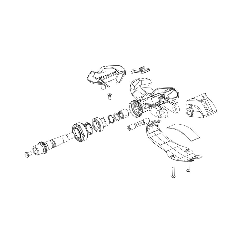 TIME Unisex – Erwachsene Special PD Grip Bolts/PINS Spezial 8/12, Schwarz-Schwarz