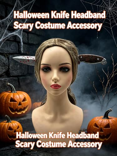 ChayWillow Halloween Fake Knife Through Head Headband Prop - image 4
